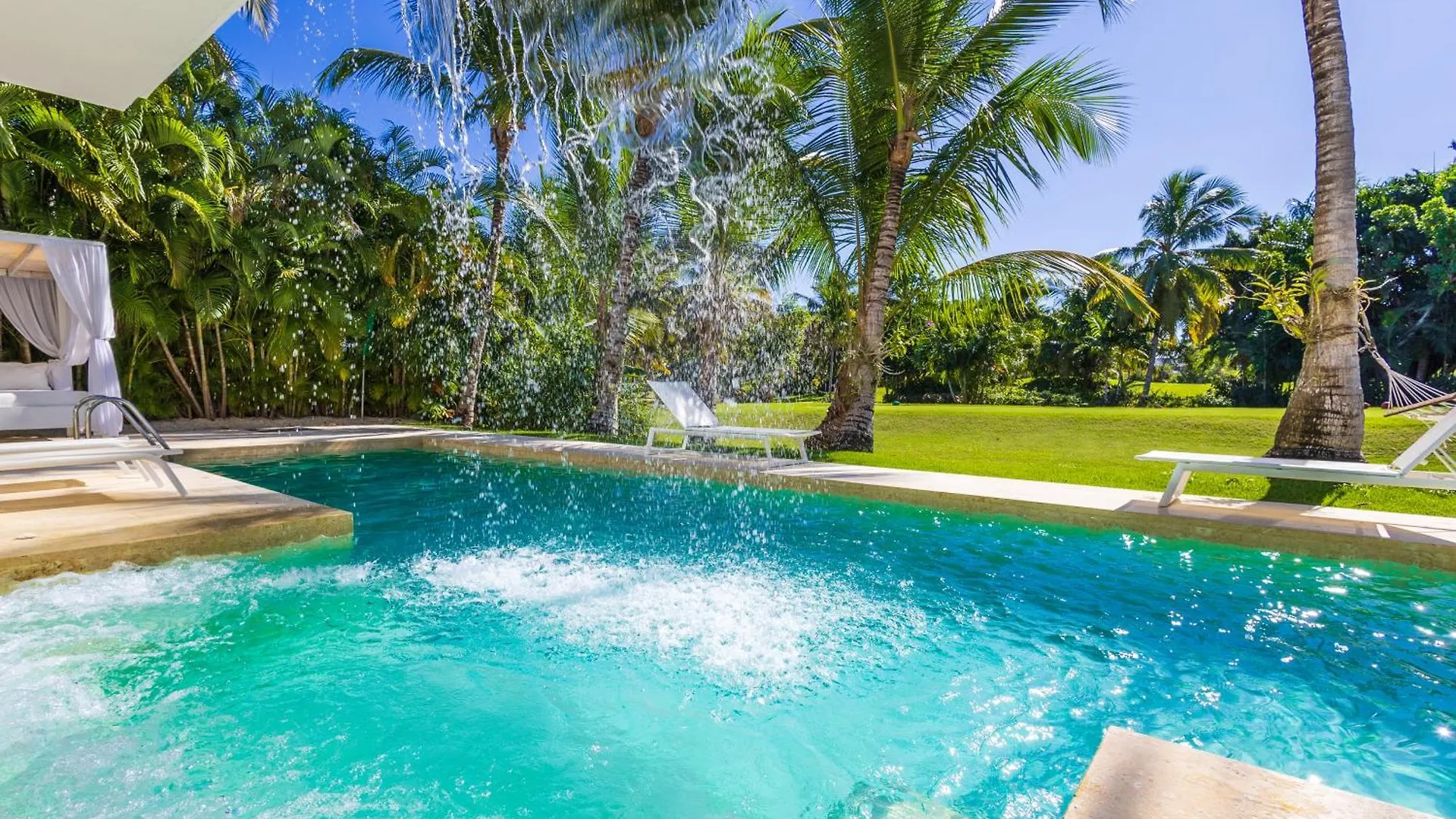 Luxury Rentals In Punta Cana - Exclusive Waterfall Villa With Private Pool, Bbq, Maid, Golf 多米尼加共和国
